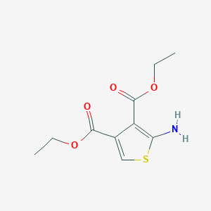molecular formula C10H13NO4S B2450872 Diethyl 2-aminothiophene-3,4-dicarboxylate CAS No. 104680-25-3