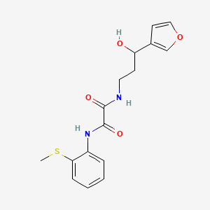 N1-(3-(furan-3-yl)-3-hydroxypropyl)-N2-(2-(methylthio)phenyl)oxalamide