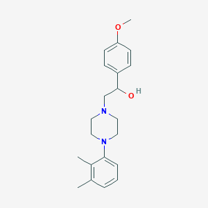 B2450918 2-[4-(2,3-Dimethylphenyl)piperazin-1-yl]-1-(4-methoxyphenyl)ethanol CAS No. 1251708-93-6
