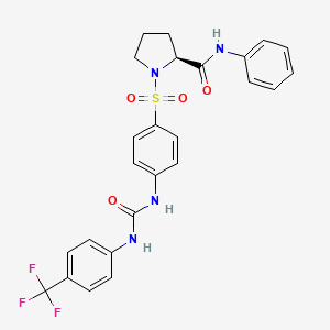 molecular formula C25H23F3N4O4S B2450963 ZL0580 