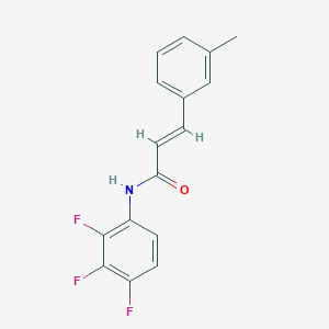 molecular formula C16H12F3NO B2451028 3-(3-methylphenyl)-N-(2,3,4-trifluorophenyl)acrylamide CAS No. 329779-83-1
