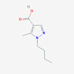 molecular formula C9H14N2O2 B2451037 1-butyl-5-methyl-1H-pyrazole-4-carboxylic acid CAS No. 1250888-96-0