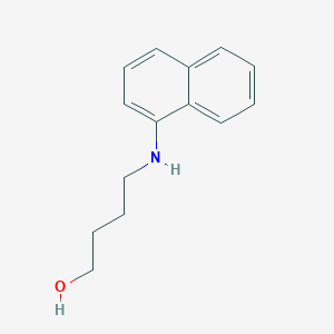 molecular formula C14H17NO B2451090 4-(Naphthalen-1-ylamino)butan-1-ol CAS No. 356539-12-3