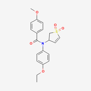 N-(1,1-dioxido-2,3-dihydrothien-3-yl)-N-(4-ethoxyphenyl)-4-methoxybenzamide