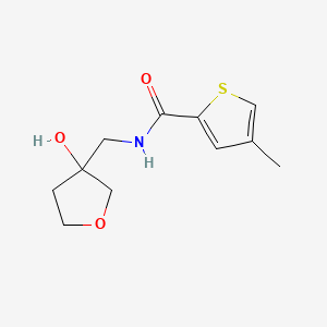 N-((3-hydroxytetrahydrofuran-3-yl)methyl)-4-methylthiophene-2-carboxamide