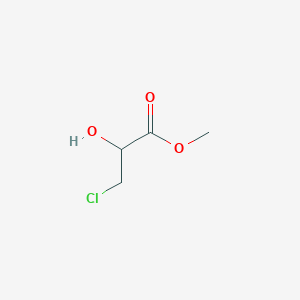 molecular formula C4H7ClO3 B2451291 Methyl 3-chloro-2-hydroxypropanoate CAS No. 32777-04-1