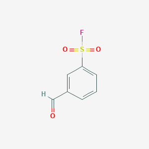 molecular formula C7H5FO3S B2451302 3-Formylbenzenesulfonyl fluoride CAS No. 1974336-02-1