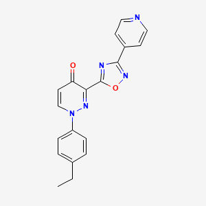 1-(4-ethylphenyl)-3-(3-(pyridin-4-yl)-1,2,4-oxadiazol-5-yl)pyridazin-4(1H)-one