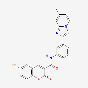 6-bromo-N-(3-(7-methylimidazo[1,2-a]pyridin-2-yl)phenyl)-2-oxo-2H-chromene-3-carboxamide