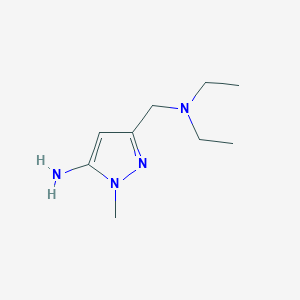 1H-Pyrazole-3-methanamine,5-amino-N,N-diethyl-1-methyl-