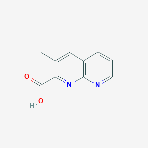 molecular formula C10H8N2O2 B2451385 3-Methyl-1,8-naphthyridine-2-carboxylic acid CAS No. 1535411-56-3