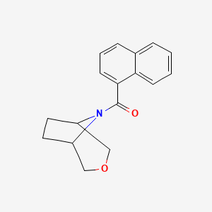 (1R,5S)-3-oxa-8-azabicyclo[3.2.1]octan-8-yl(naphthalen-1-yl)methanone