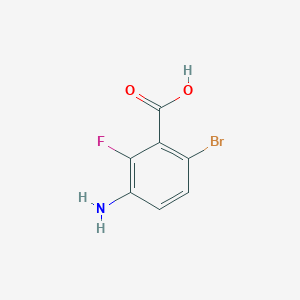 3-Amino-6-bromo-2-fluorobenzoic acid