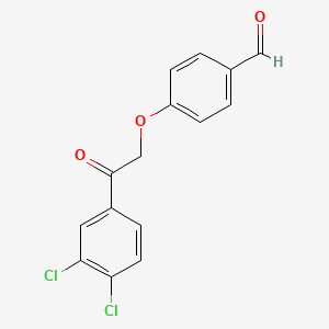 4-[2-(3,4-Dichlorophenyl)-2-oxoethoxy]benzaldehyde