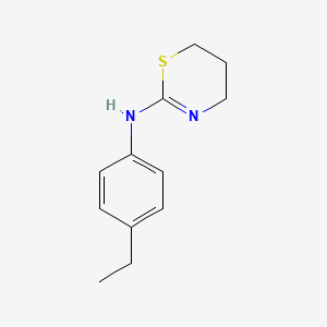 N-(4-ethylphenyl)-5,6-dihydro-4H-1,3-thiazin-2-amine