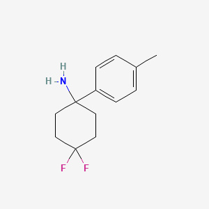 4,4-Difluoro-1-p-tolylcyclohexanamine