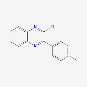 molecular formula C15H11ClN2 B2451747 2-Chloro-3-(4-methylphenyl)quinoxaline CAS No. 406713-34-6
