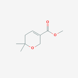 molecular formula C9H14O3 B2451788 methyl 6,6-dimethyl-2,5-dihydropyran-3-carboxylate CAS No. 1884203-48-8