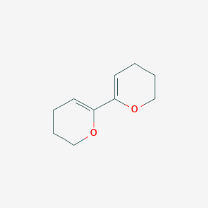 molecular formula C10H14O2 B024518 6-(3,4-dihydro-2H-pyran-6-yl)-3,4-dihydro-2H-pyran CAS No. 109669-49-0