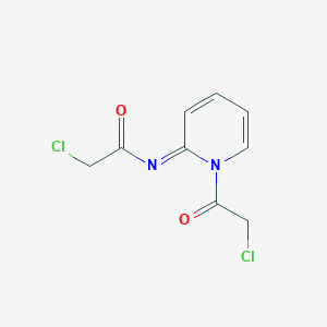 2-chloro-N-[(2E)-1-(chloroacetyl)pyridin-2(1H)-ylidene]acetamide