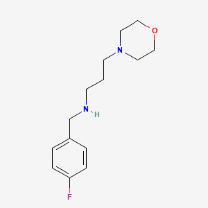 (4-Fluoro-benzyl)-(3-morpholin-4-yl-propyl)-amine