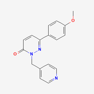 6-(4-methoxyphenyl)-2-(pyridin-4-ylmethyl)pyridazin-3(2H)-one