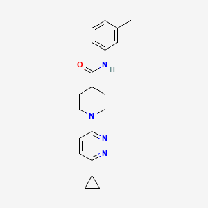 1-(6-cyclopropylpyridazin-3-yl)-N-(3-methylphenyl)piperidine-4-carboxamide