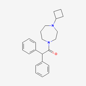 1-(4-Cyclobutyl-1,4-diazepan-1-yl)-2,2-diphenylethan-1-one