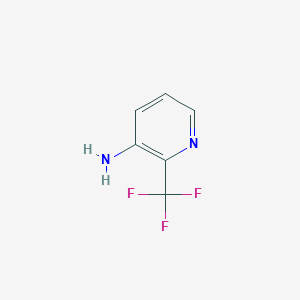 molecular formula C6H5F3N2 B024520 2-(Trifluoromethyl)pyridin-3-amine CAS No. 106877-32-1