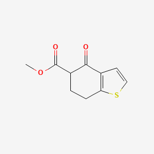molecular formula C10H10O3S B2452096 甲基-4-氧代-4,5,6,7-四氢苯并[b]噻吩-5-甲酸酯 CAS No. 112101-60-7