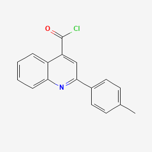 molecular formula C17H12ClNO B2452144 2-(4-methylphenyl)quinoline-4-carbonyl Chloride CAS No. 860112-78-3