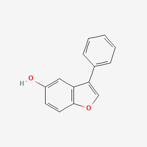 molecular formula C14H10O2 B2452214 3-phenylbenzofuran-5-ol CAS No. 7291-76-1