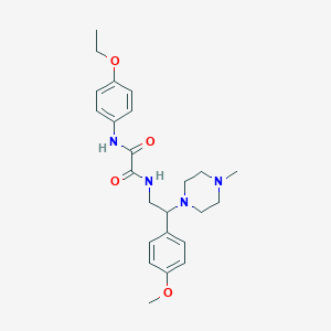 B2452252 N1-(4-ethoxyphenyl)-N2-(2-(4-methoxyphenyl)-2-(4-methylpiperazin-1-yl)ethyl)oxalamide CAS No. 903255-31-2