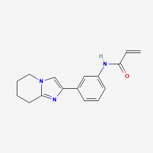 N-[3-(5,6,7,8-Tetrahydroimidazo[1,2-a]pyridin-2-yl)phenyl]prop-2-enamide