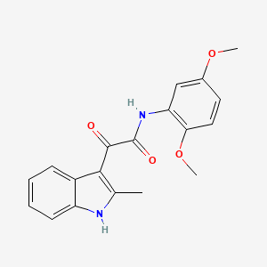 N-(2,5-dimethoxyphenyl)-2-(2-methyl-1H-indol-3-yl)-2-oxoacetamide