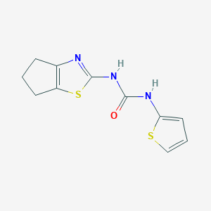 1-(5,6-dihydro-4H-cyclopenta[d]thiazol-2-yl)-3-(thiophen-2-yl)urea