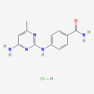 4-((4-Amino-6-methylpyrimidin-2-yl)amino)benzamide hydrochloride