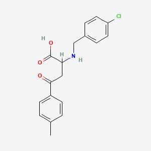 2-[(4-Chlorobenzyl)amino]-4-(4-methylphenyl)-4-oxobutanoic acid