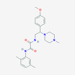 N1-(2,5-dimethylphenyl)-N2-(2-(4-methoxyphenyl)-2-(4-methylpiperazin-1-yl)ethyl)oxalamide