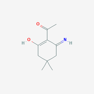 2-Acetyl-3-amino-5,5-dimethylcyclohex-2-en-1-one