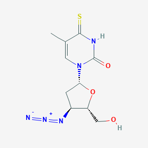molecular formula C10H13N5O3S B024524 3'-Azido-3'-deoxy-4-thiothymidine CAS No. 108441-45-8