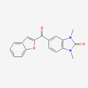 5-(1-benzofuran-2-ylcarbonyl)-1,3-dimethyl-1,3-dihydro-2H-benzimidazol-2-one