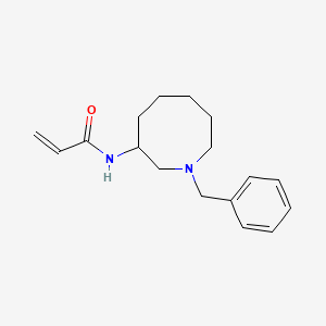molecular formula C17H24N2O B2452420 N-(1-Benzylazocan-3-yl)prop-2-enamide CAS No. 2153714-89-5