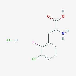 2-Amino-3-(3-chloro-2-fluorophenyl)propanoic acid hydrochloride