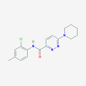 molecular formula C17H19ClN4O B2452493 N-(2-chloro-4-methylphenyl)-6-(piperidin-1-yl)pyridazine-3-carboxamide CAS No. 1396867-98-3