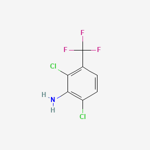 molecular formula C7H4Cl2F3N B2452507 2,6-二氯-3-(三氟甲基)苯胺 CAS No. 6656-72-0