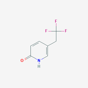 molecular formula C7H6F3NO B2452522 5-(2,2,2-三氟乙基)吡啶-2(1H)-酮 CAS No. 2361683-73-8