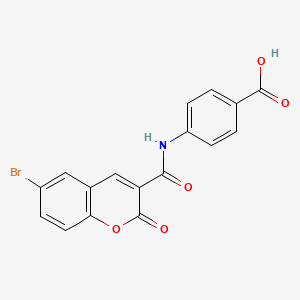 4-(6-Bromo-2-oxo-2H-chromene-3-amido)benzoic acid