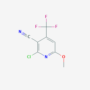 2-Chloro-6-methoxy-4-(trifluoromethyl)nicotinonitrile