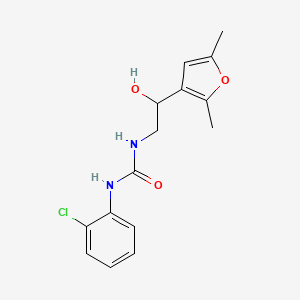 molecular formula C15H17ClN2O3 B2452569 1-(2-Chlorophenyl)-3-[2-(2,5-dimethylfuran-3-yl)-2-hydroxyethyl]urea CAS No. 2319783-73-6